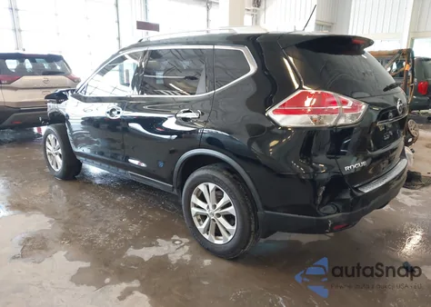 2015 Nissan Rogue Sv from USA, damaged, VIN KNMAT2MV1FP546237